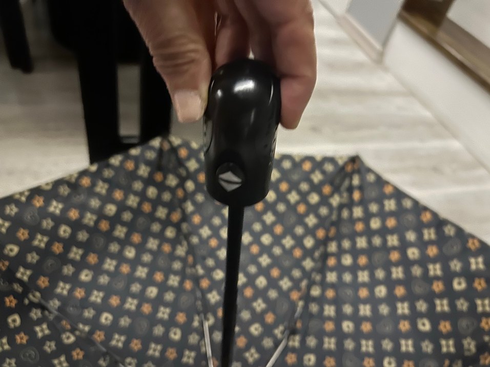 Bohem Siyah Pileli Kadın Şemsiye - Görsel 4