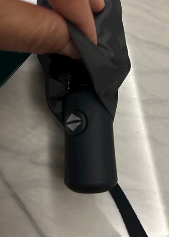 Fermuarlı Siyah Kadın Şemsiye - Görsel 2