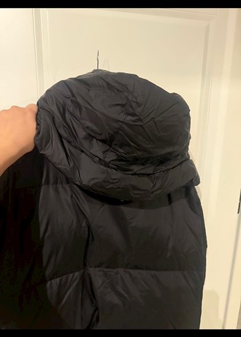 Siyah Midi Kadın Kışlık Mont - Görsel 5