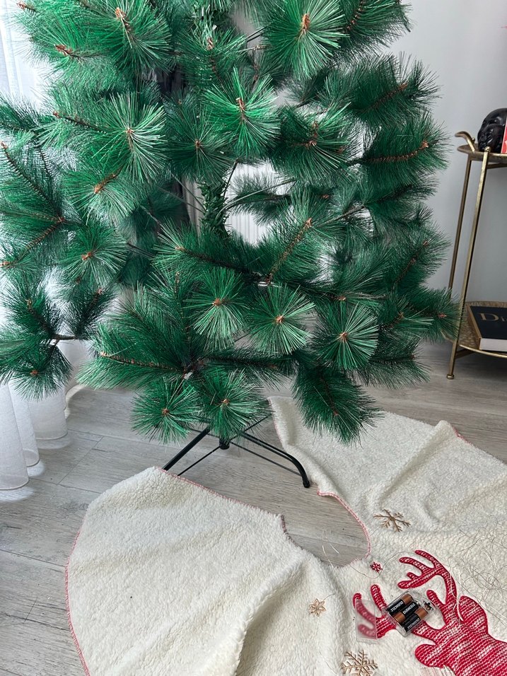 Koyu Yeşil Yeni Yıl Çam Ağacı 180. Cm - Görsel 3