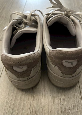 Beyaz Bağcıklı Kadın Spor Ayakkabı - Görsel 8