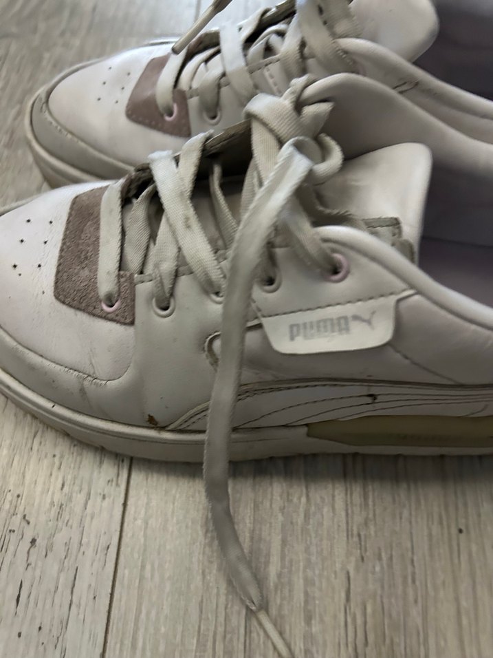 Beyaz Bağcıklı Kadın Spor Ayakkabı - Görsel 4