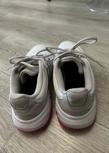 Beyaz Bağcıklı Kadın Spor Ayakkabı tenis - Görsel 3