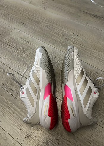 Beyaz Bağcıklı Kadın Spor Ayakkabı tenis - Görsel 4