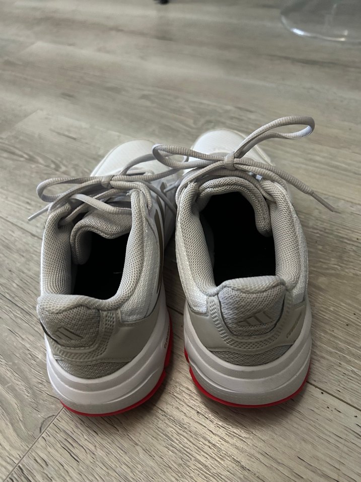 Beyaz Bağcıklı Kadın Spor Ayakkabı tenis - Görsel 3