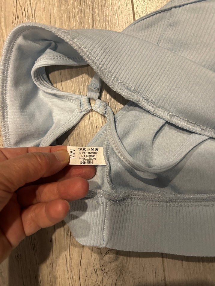 Pastel Mavi Spor Sütyeni - Alo - Görsel 5