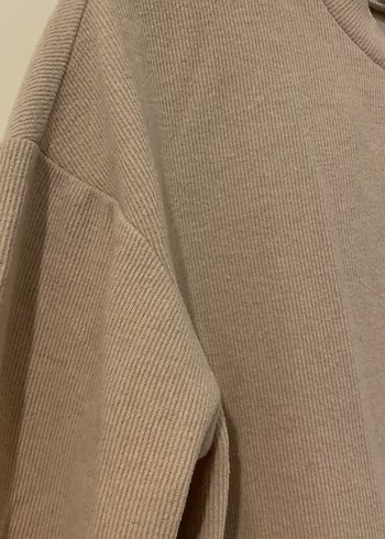 xl Beden ten rengi Renk Bej Kadın Uzun Kollu Basic Kazak