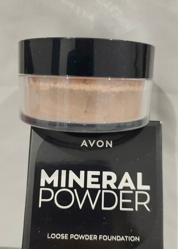 Avon Mineral Gevşek Pudra Fondöten ivory - Görsel 3