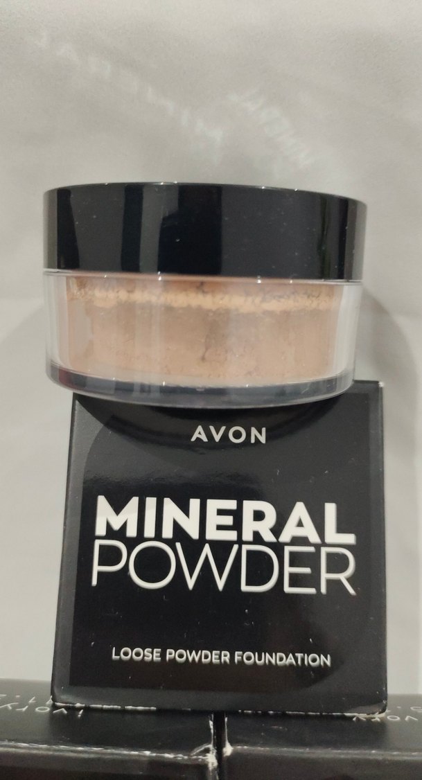 Avon Mineral Gevşek Pudra Fondöten ivory - Görsel 3