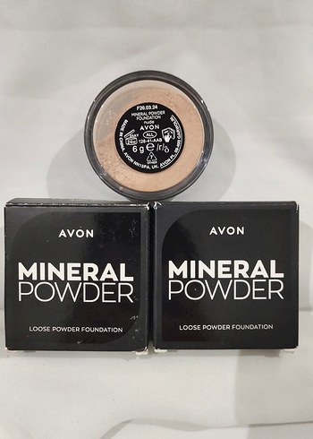 Avon Mineral Gevşek Pudra Fondöten Nude - Görsel 3