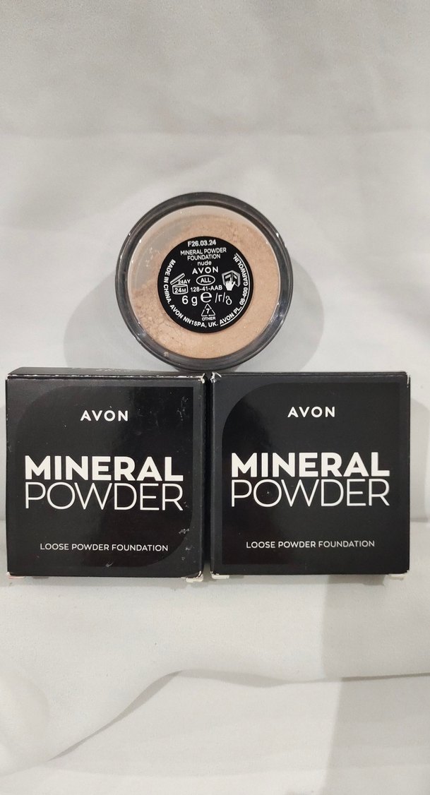 Avon Mineral Gevşek Pudra Fondöten Nude - Görsel 3
