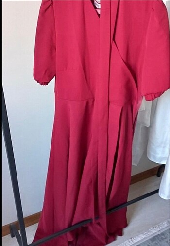 42 Beden bordo Renk Elbise