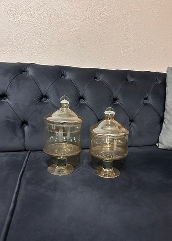 Cam Ayaklı Kapaklı Saklama Kavanozları - Görsel 3