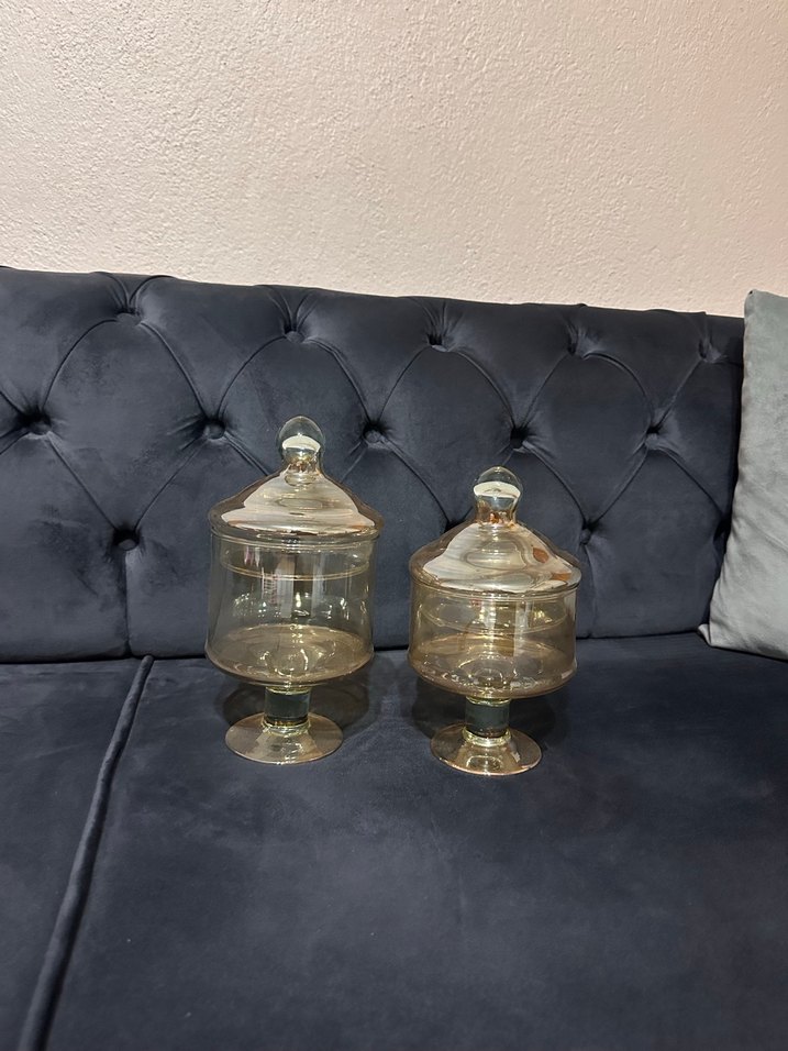 Cam Ayaklı Kapaklı Saklama Kavanozları - Görsel 3