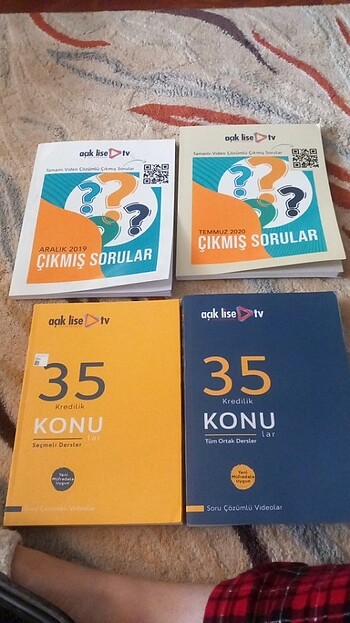 AÇIK LİSE KİTAPLARI (4 adet fiyatı)