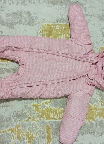 9 Ay Beden pembe Renk Lcw Kız bebek astronot mont