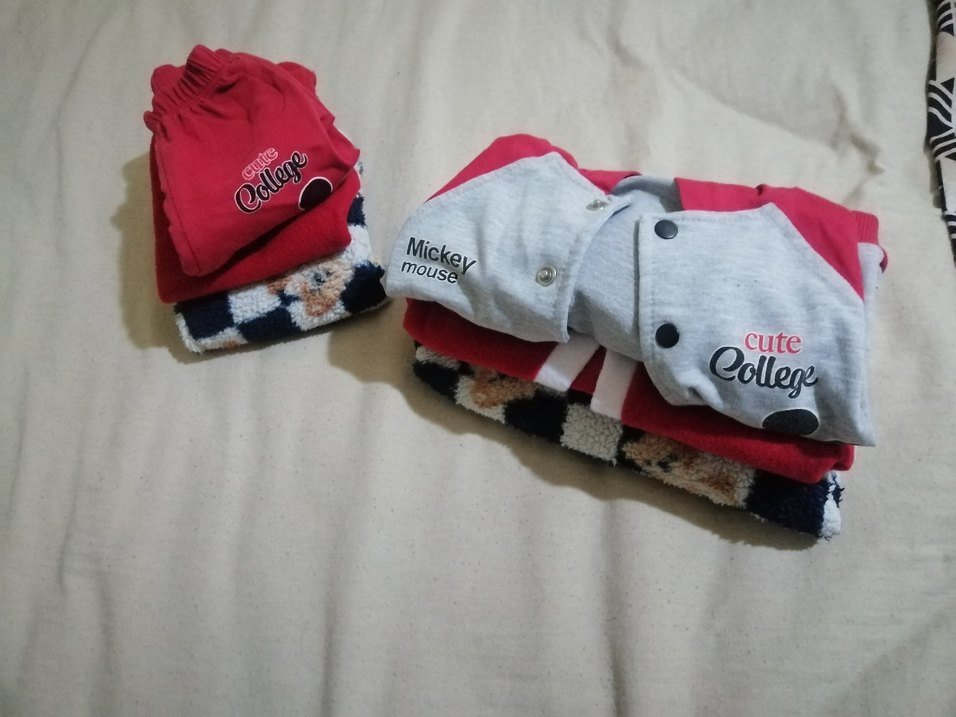 Erkek Çocuk Mavi Desenli  ve Havlu Takım - Görsel 4