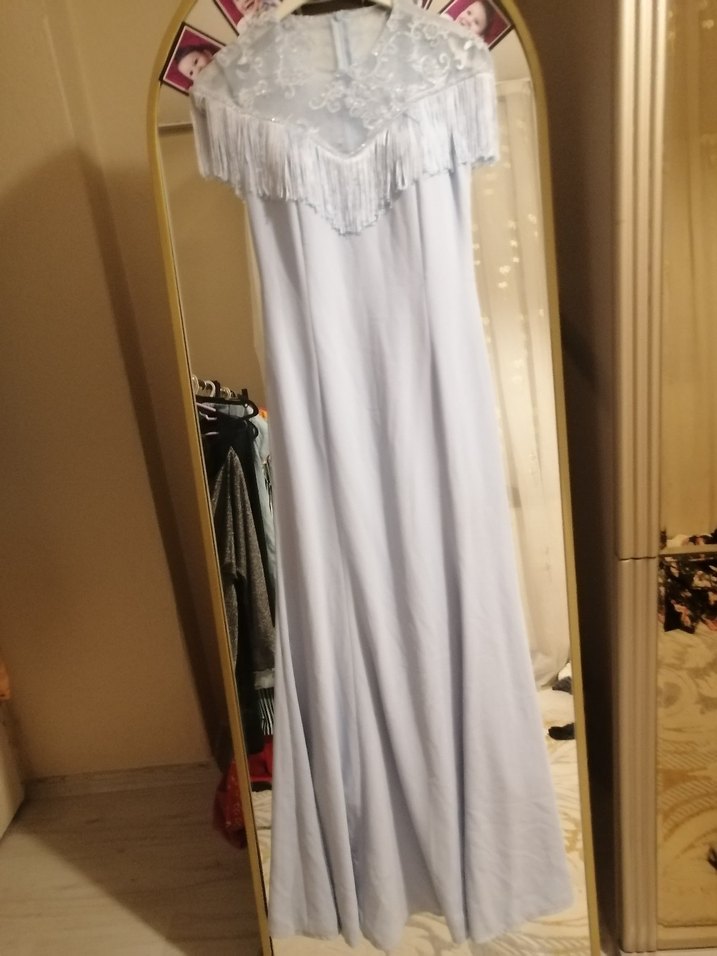 Nakışlı Püsküllü Bohem Uzun Elbise - Görsel 2