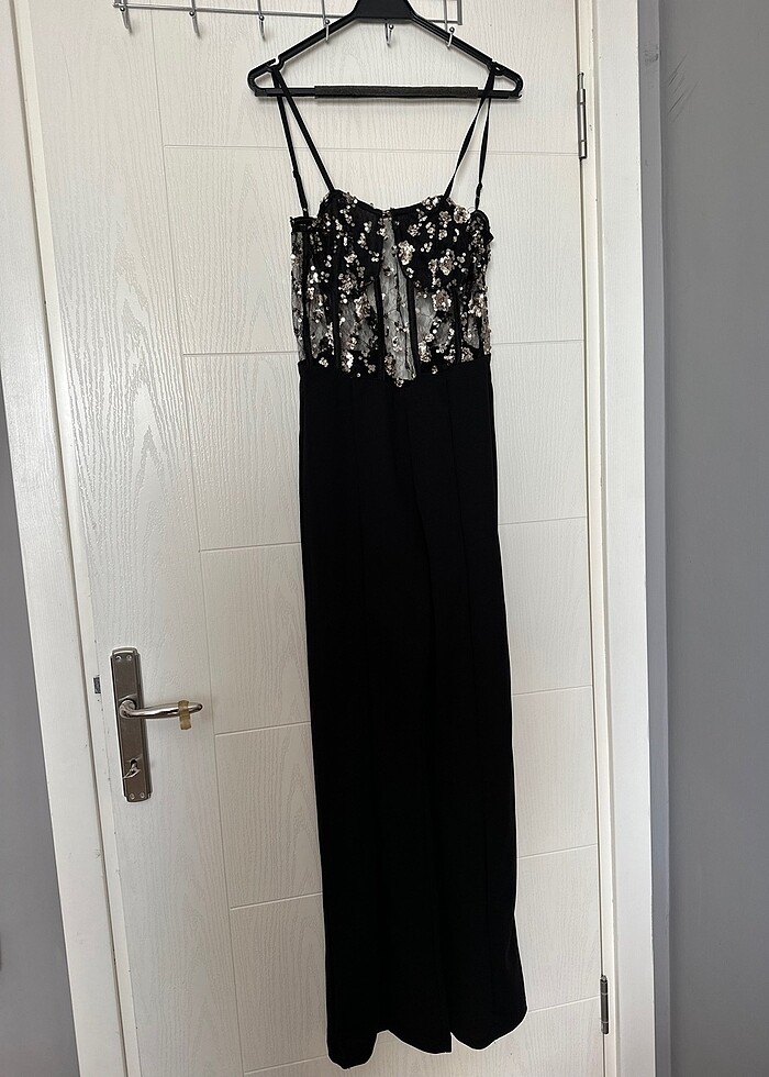 Pullu  payetli tulum - Görsel 5