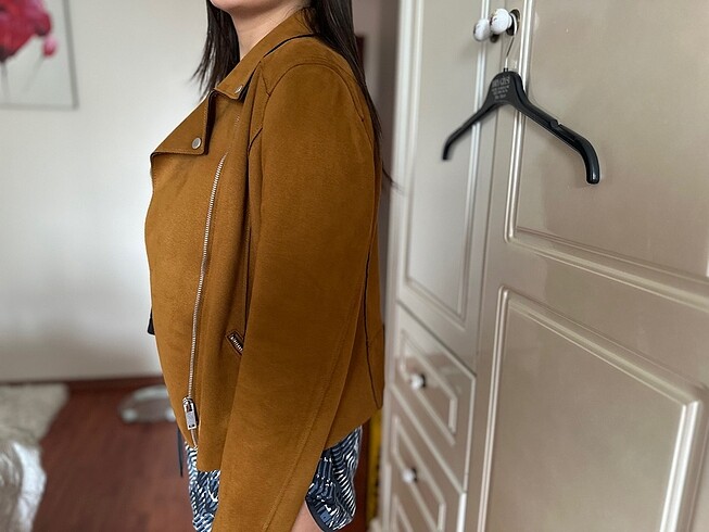 Hm ceket mağazadan alındı 2 kere giydim sadece rengini beğenmedi - Görsel 6