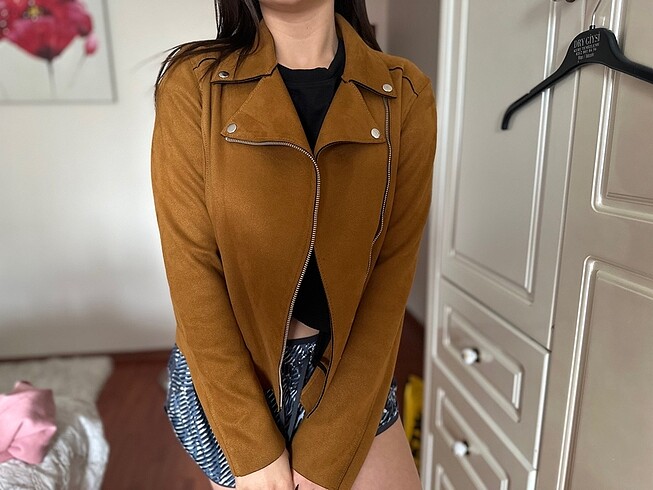 Hm ceket mağazadan alındı 2 kere giydim sadece rengini beğenmedi - Görsel 8