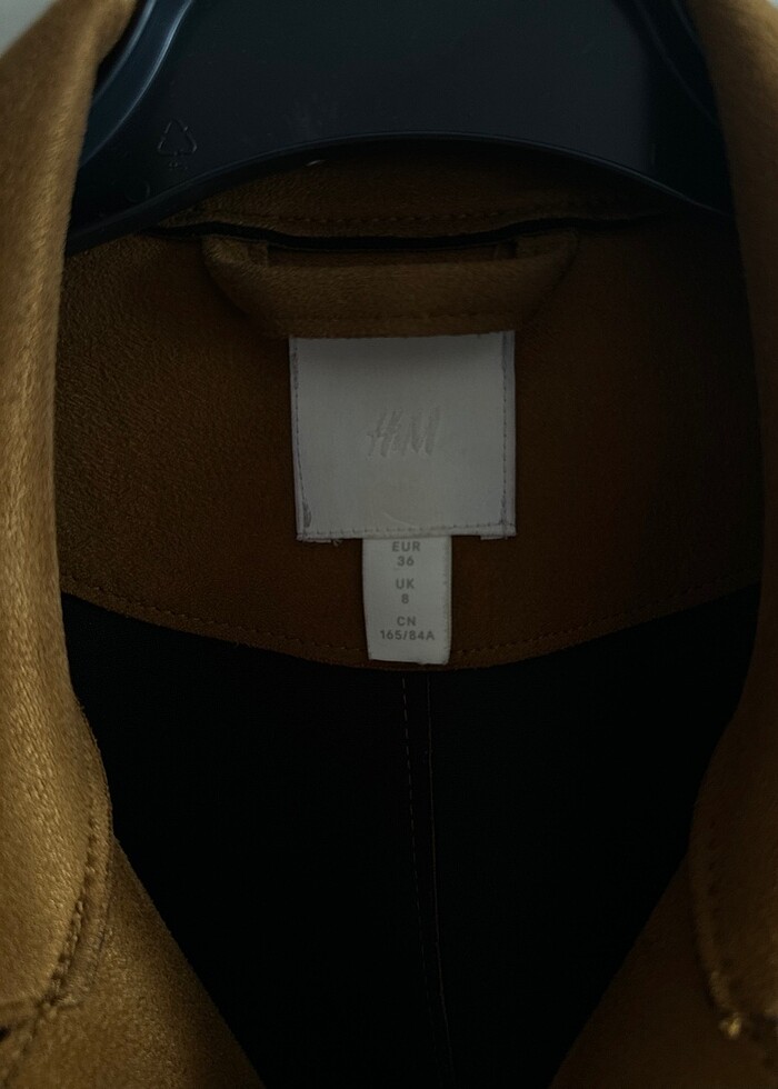 Hm ceket mağazadan alındı 2 kere giydim sadece rengini beğenmedi - Görsel 2