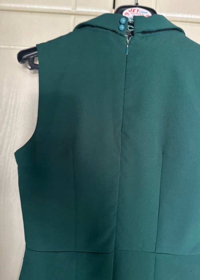 Ördek yeşili tulum - Görsel 5