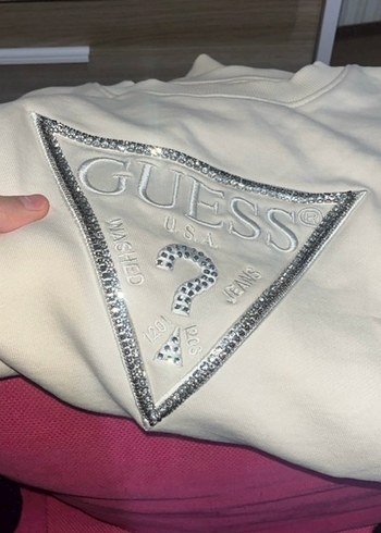 Guess Nakışlı Kadın Sweatshirt - Görsel 5
