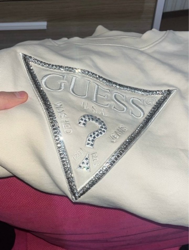 Guess  Nakışlı Kadın Sweatshirt - Görsel 5