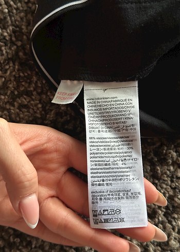 Calvin Klein Jean Siyah şort - Görsel 6