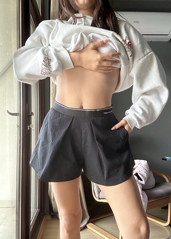 Calvin Klein Jean Siyah şort - Görsel 7