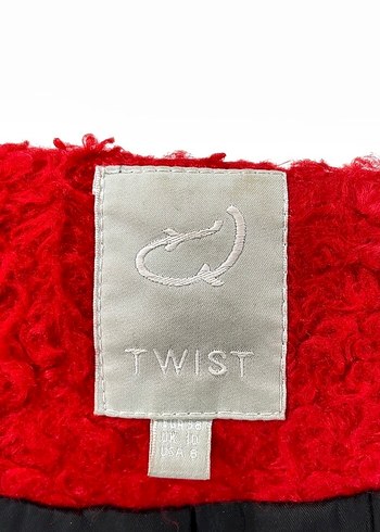 Kırmızı twist kaban - Görsel 4