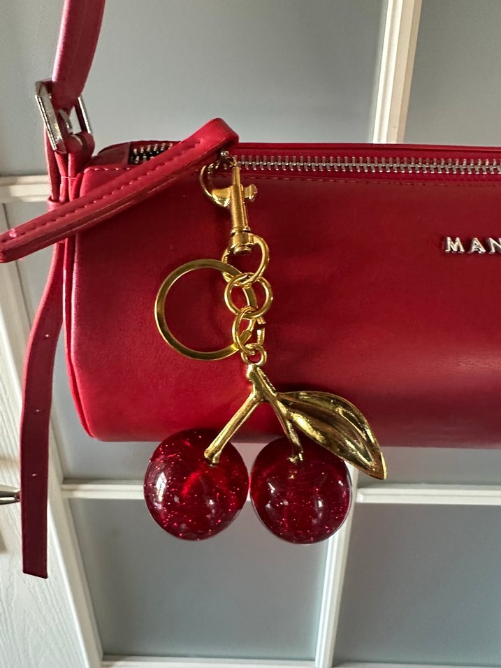 Kırmızı Deri Kadın Çanta MANUKA - Görsel 2