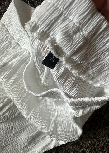 Gri Pilili Kadın Keten Pantolon - Görsel 4