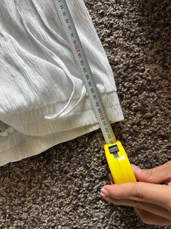 Gri Pilili Kadın Keten Pantolon - Görsel 5