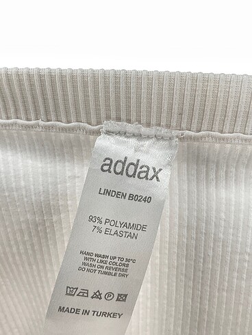 universal Beden beyaz Renk Addax Mini Üst %70 İndirimli.