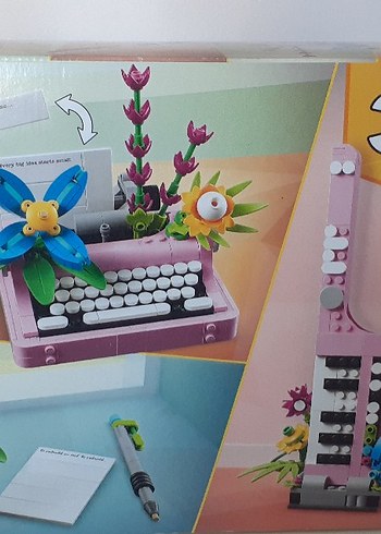 Beden Renk Lego Creator Çiçekli Daktilo 3 in 1 Çiçekli lego çiçek lego seti