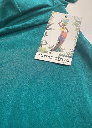 Turkuaz Drapeli tasarım model Kadın Mayo - Görsel 4