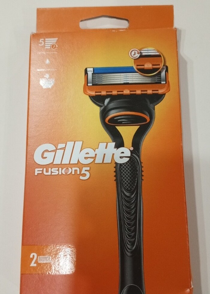 Gillette fusion 5   2 adet yedek traş bıçağı - Görsel 3