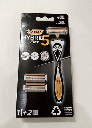 BIC Hybrid 5 Flex Erkek Tıraş Bıçağı 1 Sap ve 2 Yedek Başlık (5  - Görsel 7