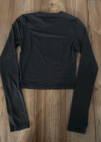 fume uzun kollu parmak geçirmeli body - Görsel 2