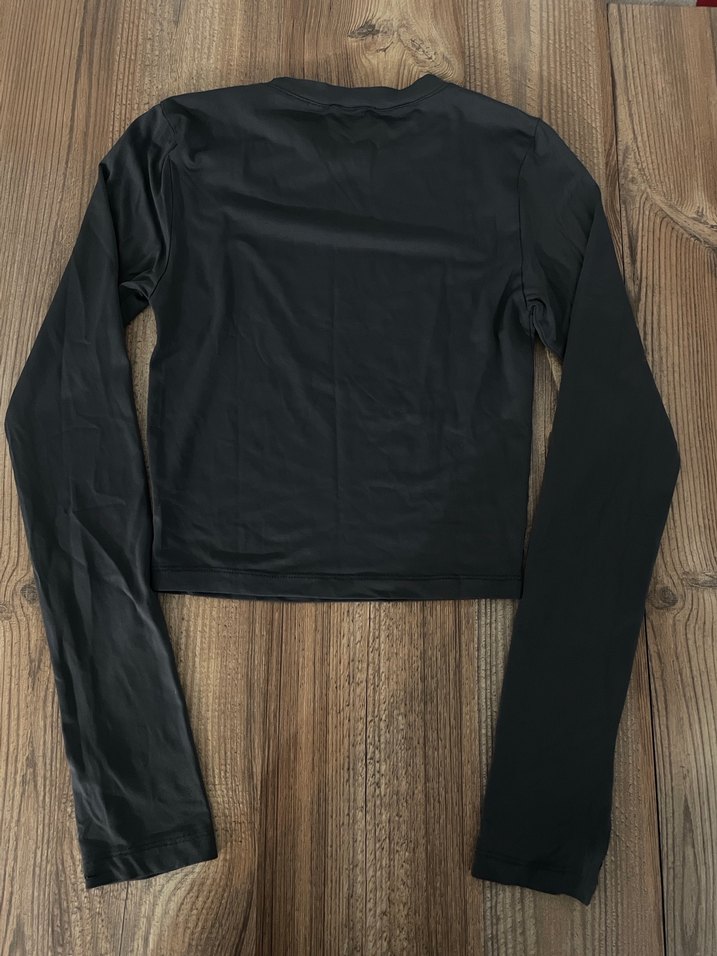 fume uzun kollu parmak geçirmeli body - Görsel 2