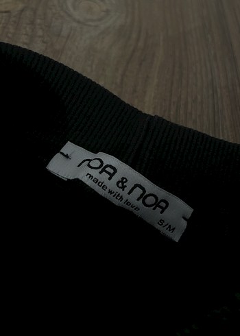 Siyah Uzun Kollu Crop - Görsel 4