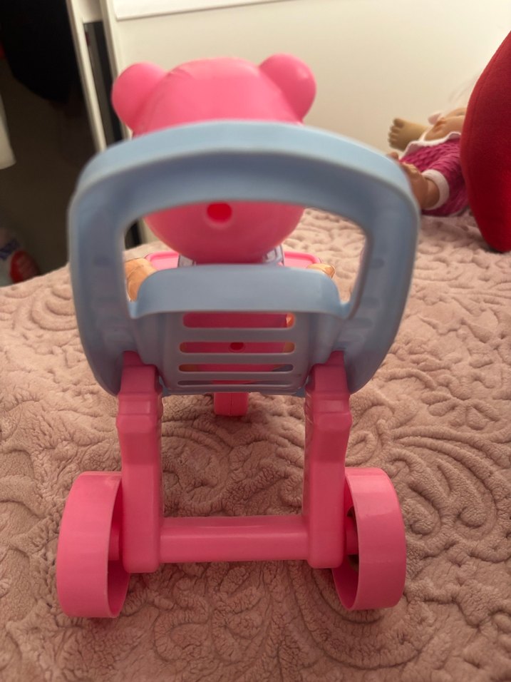 Pembe Bebek Figürü ve Taşıyıcı - Görsel 2