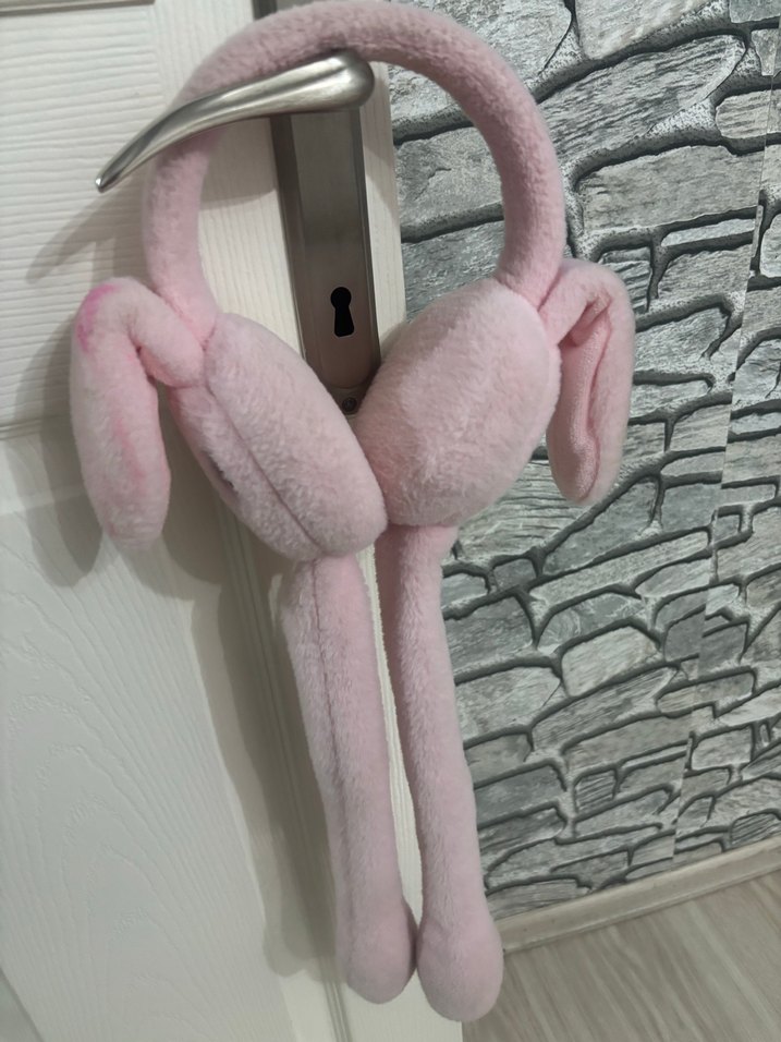 Pembe Peluş Tavşan Oyuncak - Görsel 2