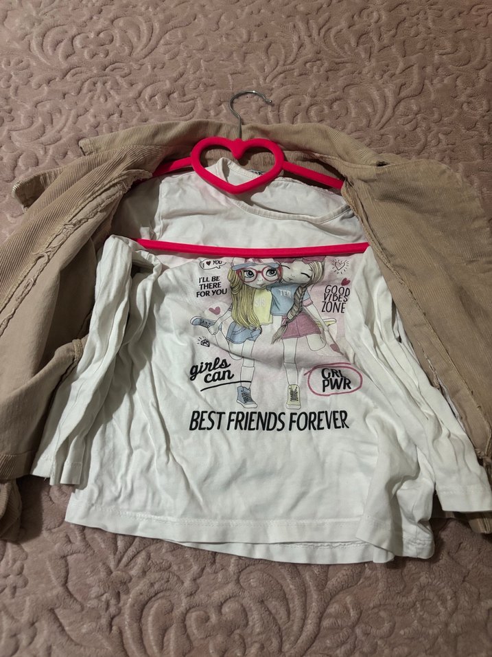 Kemerli Gri Mini Loose Fit Kot Pantolon - Görsel 2