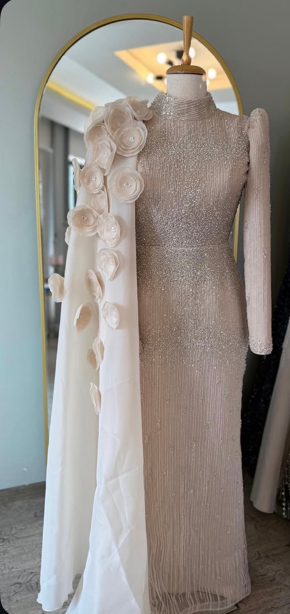 Kiralık tesettür abiye - Görsel 2