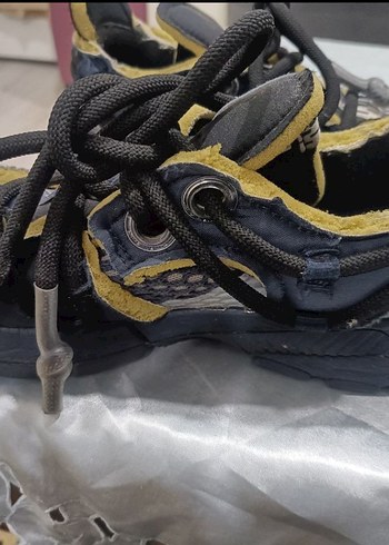 Sarı Gri Bağcıklı Erkek Spor Ayakkabı - Görsel 2