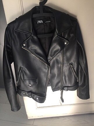 Zara Deri Biker Ceket