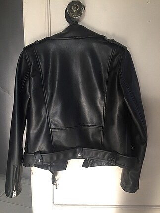 s Beden Deri Biker Ceket